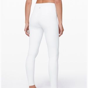 NWT Lululemon wunder under 7/8 tight size 8 white